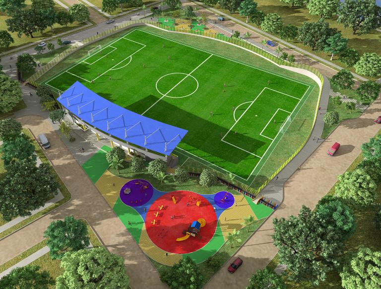 Pueblo Bello tendrá un estadio ‘azul’ Portada
